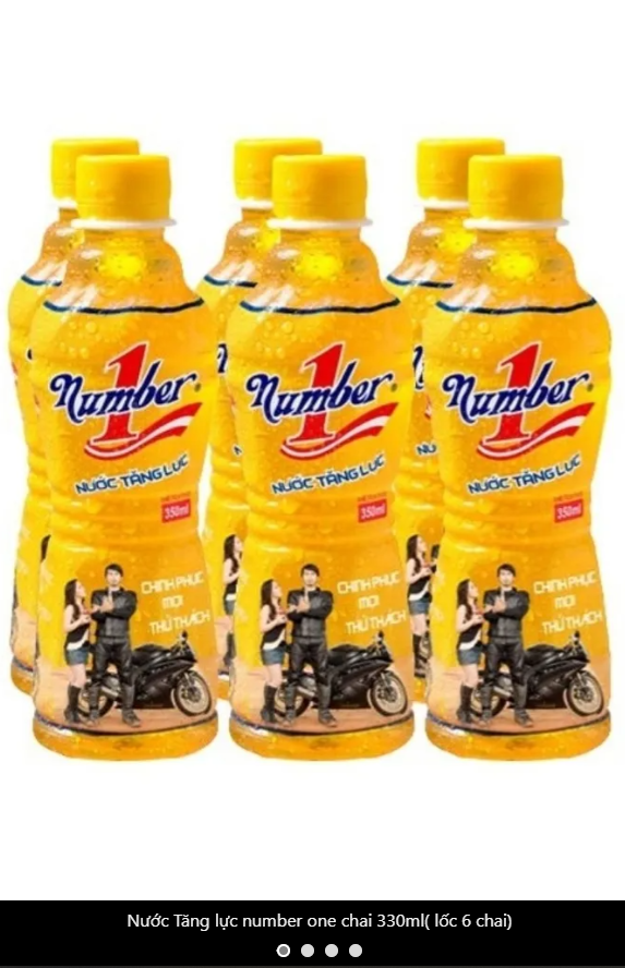Tăng Lực number one vàng 330ml/Tăng Lực thường Pet 330ml/lốc